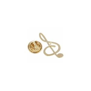 Art of Music Pin Pin Treble Clef w/ Stone