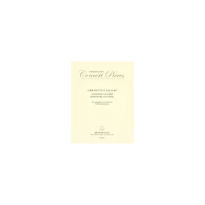 Bärenreiter Accolay Concerto Nr.1