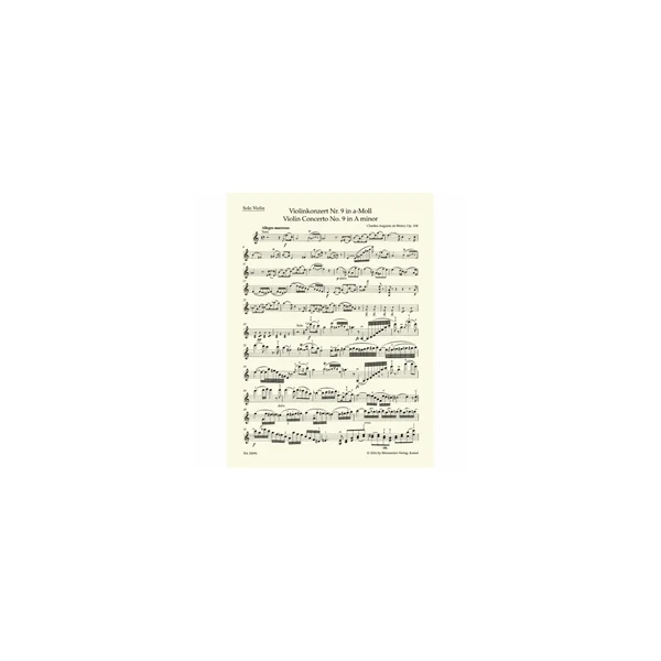 Bärenreiter Bériot Concerto 9 op.104