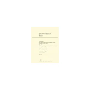 Bärenreiter Bach 3 Sonaten für 2 Flöten