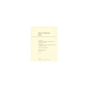 Bärenreiter Bach 4 Sonaten für 2 Flöten