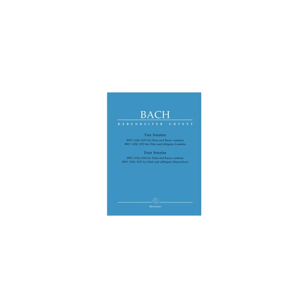 Bärenreiter Bach 4 Sonaten für Flöte