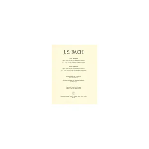 Bärenreiter Bach 4 Sonaten für Flöte