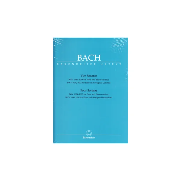 Bärenreiter Bach 4 Sonaten für Flöte