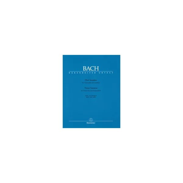 Bärenreiter Bach Drei Sonaten BWV1027-1029