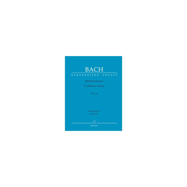 Bärenreiter Bach Matthäus-Passion