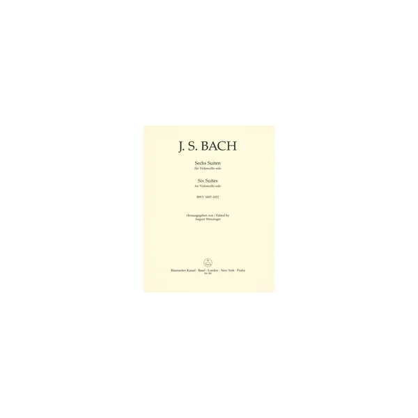 Bärenreiter Bach Sechs Suiten BWV1007-1012