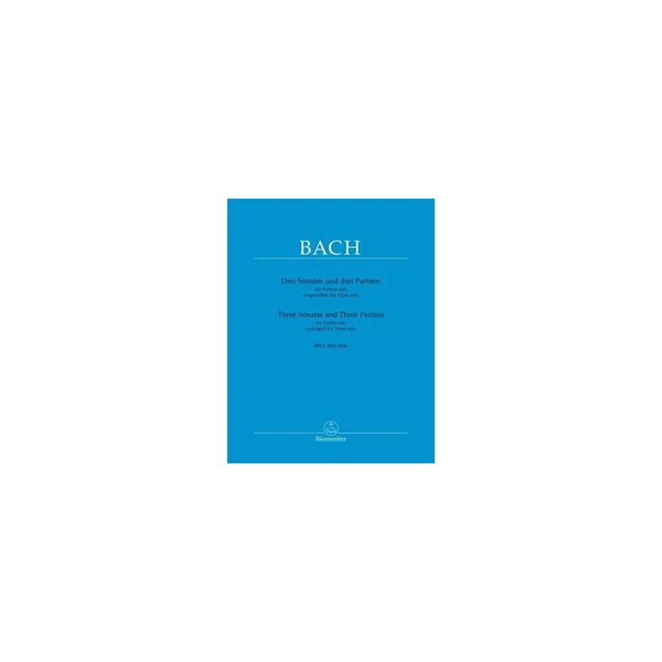 Bärenreiter Bach Sonaten Partiten Viola