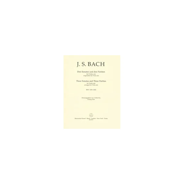 Bärenreiter Bach Sonaten Partiten Viola