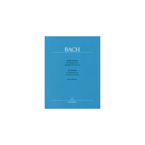 Bärenreiter Bach Suiten BWV1007-1012 Viola