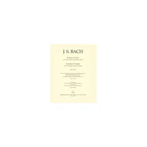 Bärenreiter Bach Violinkonzert BWV 1042