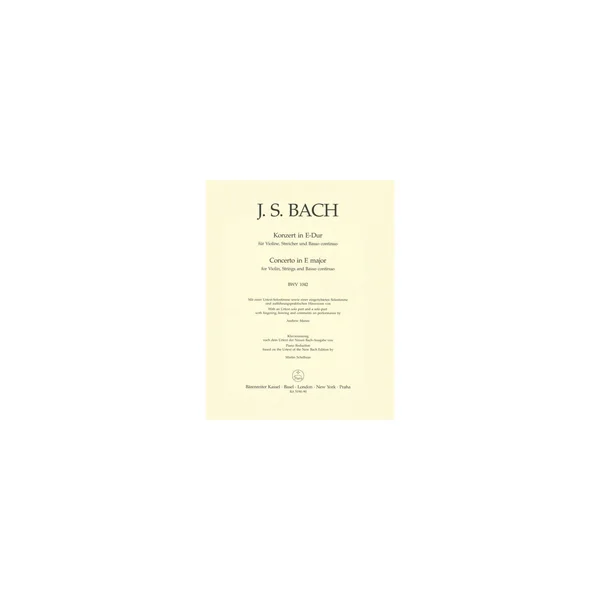Bärenreiter Bach Violinkonzert BWV 1042