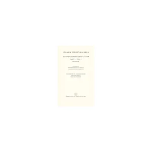 Bärenreiter Bach Wohltemperierte Klavier I
