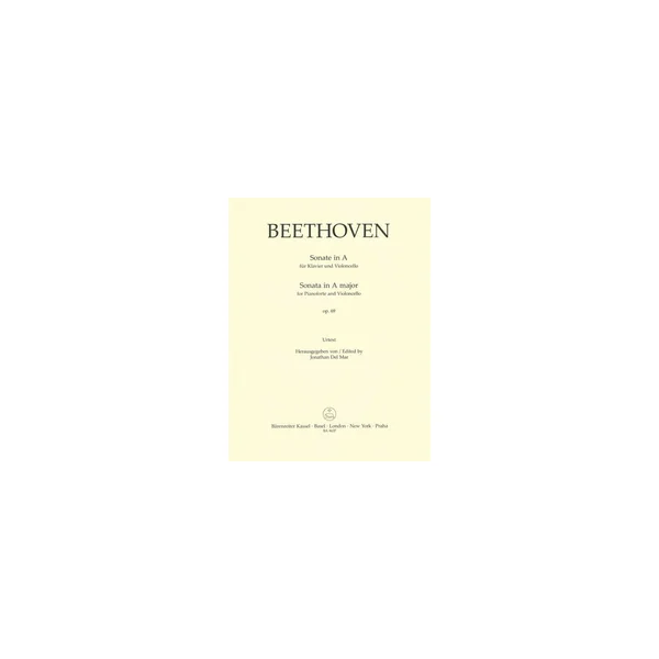 Bärenreiter Beethoven Cellosonate op 69
