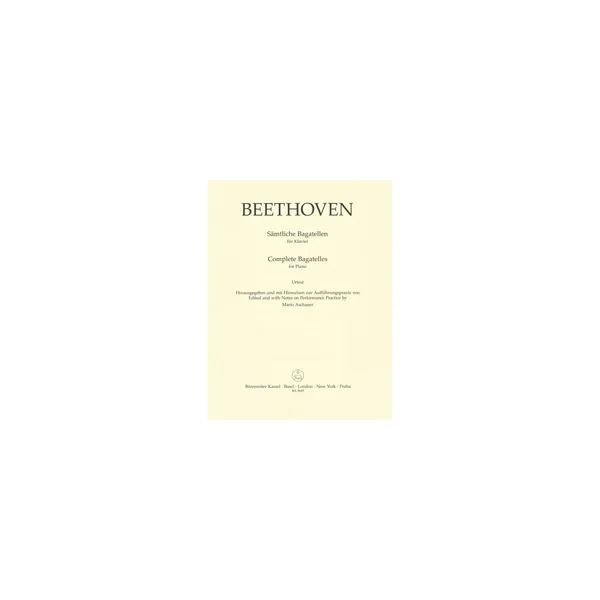 Bärenreiter Beethoven Sämtliche Bagatellen