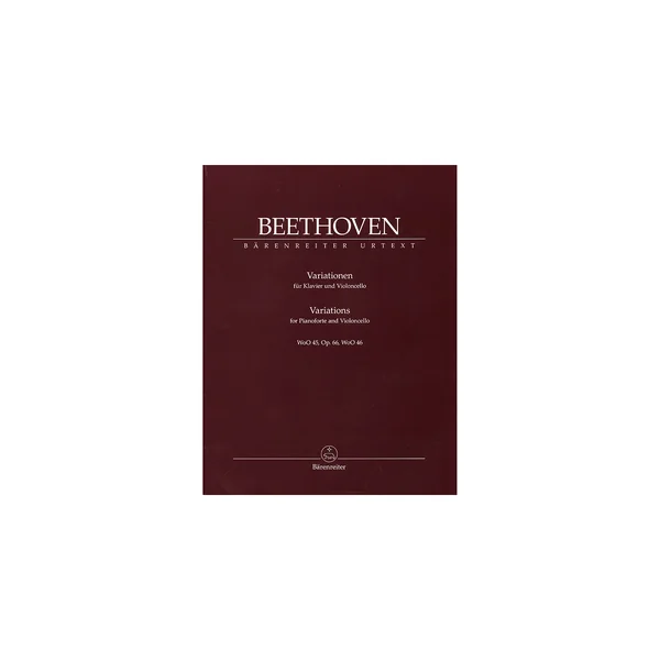 Bärenreiter Beethoven Variationen Cello