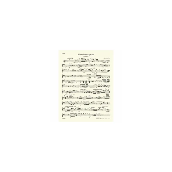 Bärenreiter Berlioz Rêverie et caprice