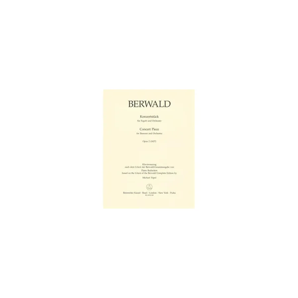 Bärenreiter Berwald Konzertstück op. 2