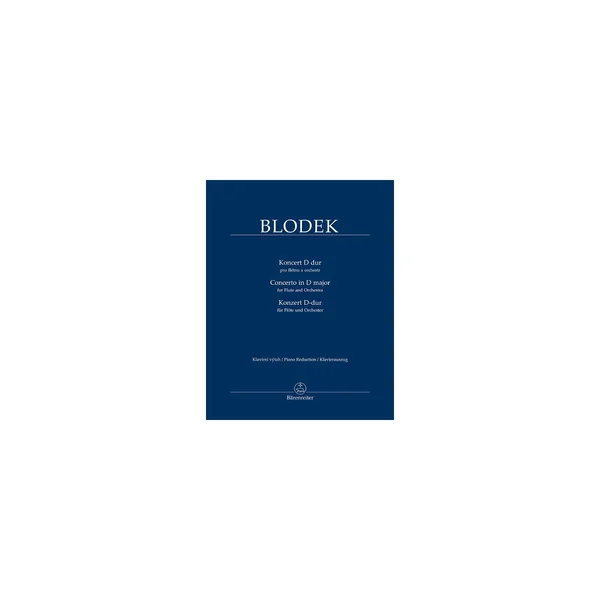 Bärenreiter Blodek Flötenkonzert D-Dur