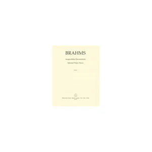 Bärenreiter Brahms Ausgewählte Klavier