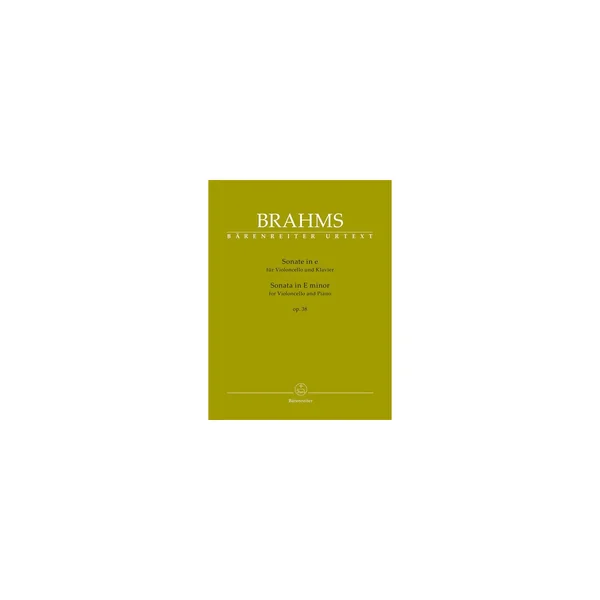 Bärenreiter Brahms Cellosonate op. 38