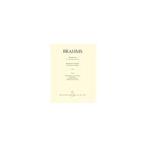 Bärenreiter Brahms Cellosonate op. 38