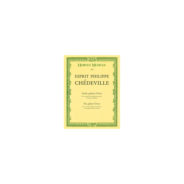 Bärenreiter Chédeville Galante Duos Alt