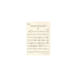 Bärenreiter Concert Pieces Double Bass