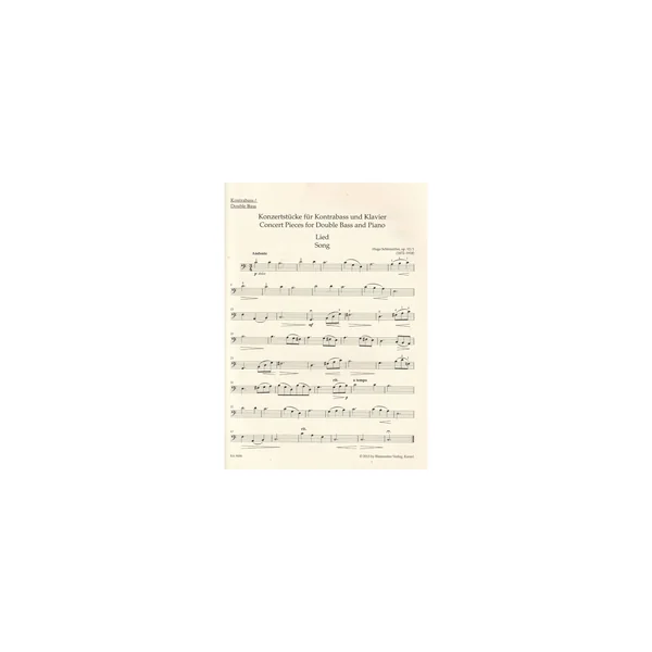 Bärenreiter Concert Pieces Double Bass