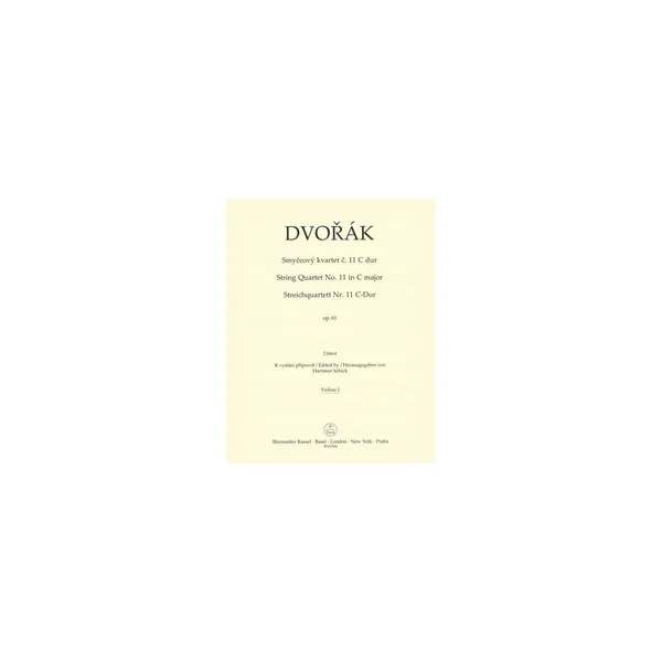 Bärenreiter Dvorák Streichquartett Nr. 11
