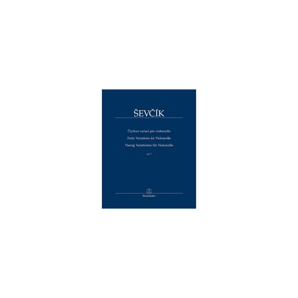 Bärenreiter Ševcík Variationen op.3 Cello