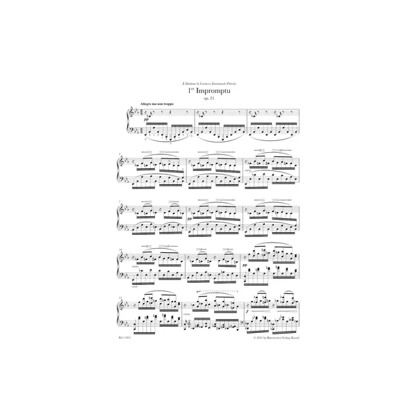 Bärenreiter Fauré 5 Impromptus