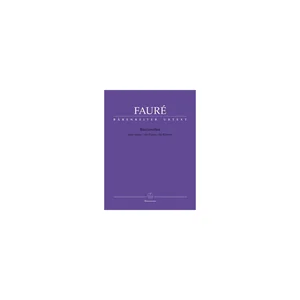 Bärenreiter Fauré Barcarolles