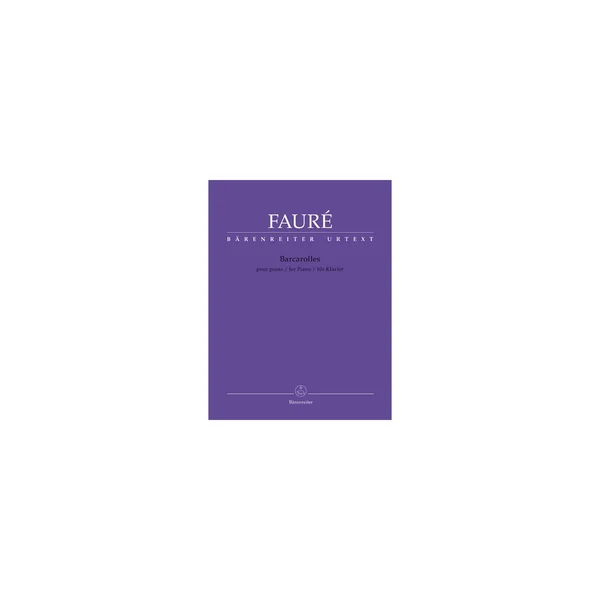 Bärenreiter Fauré Barcarolles