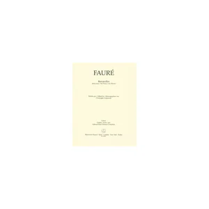 Bärenreiter Fauré Barcarolles