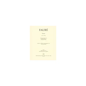 Bärenreiter Fauré Pavane Piano