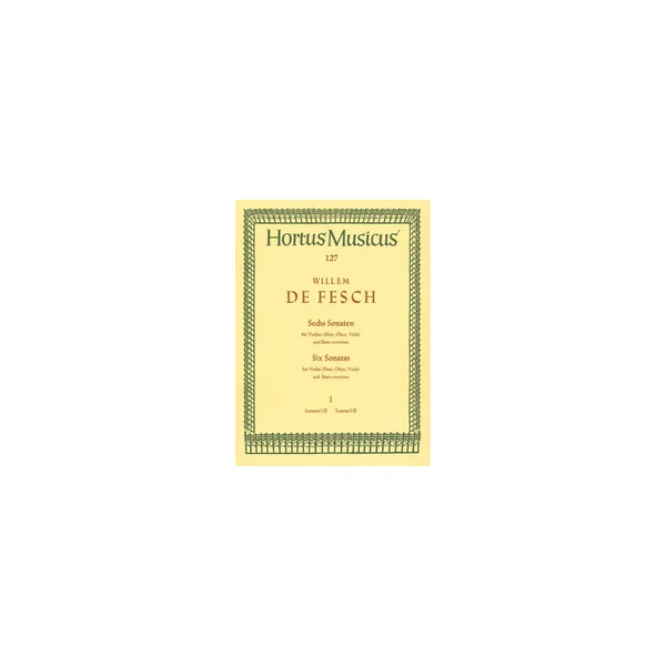 Bärenreiter Fesch Sechs Sonaten 1