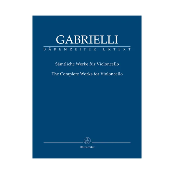 Bärenreiter Gabrielli Werke für Cello