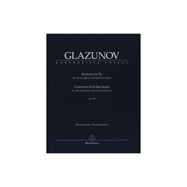 Bärenreiter Glasunow Konzert op.109