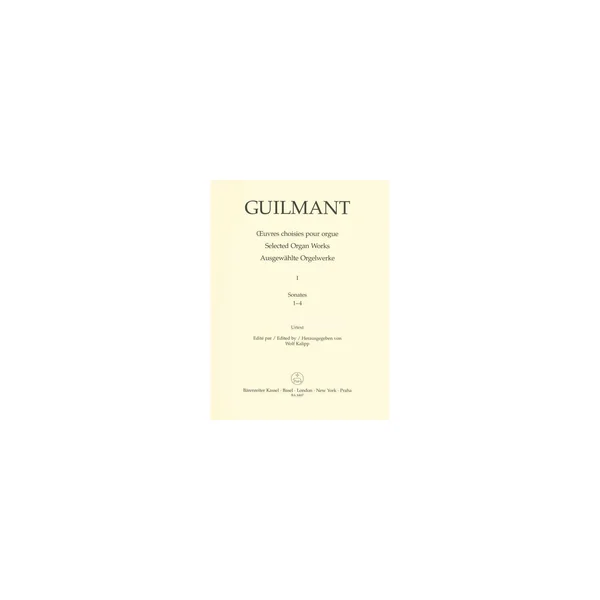 Bärenreiter Guilmant Ausgewählte Orgelwerk