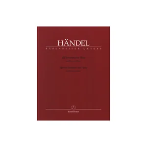 Bärenreiter Händel Elf Sonaten für Flöte