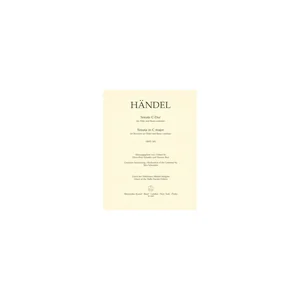 Bärenreiter Händel Flötensonate op.1 Nr.7