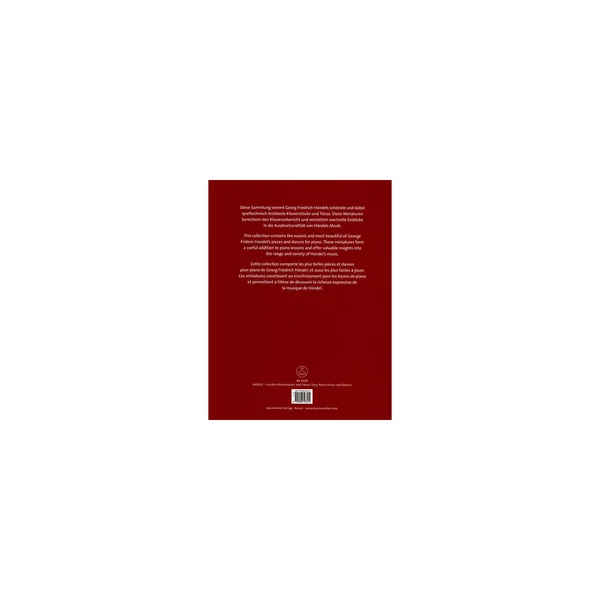 Bärenreiter Händel Leichte Klavierstücke