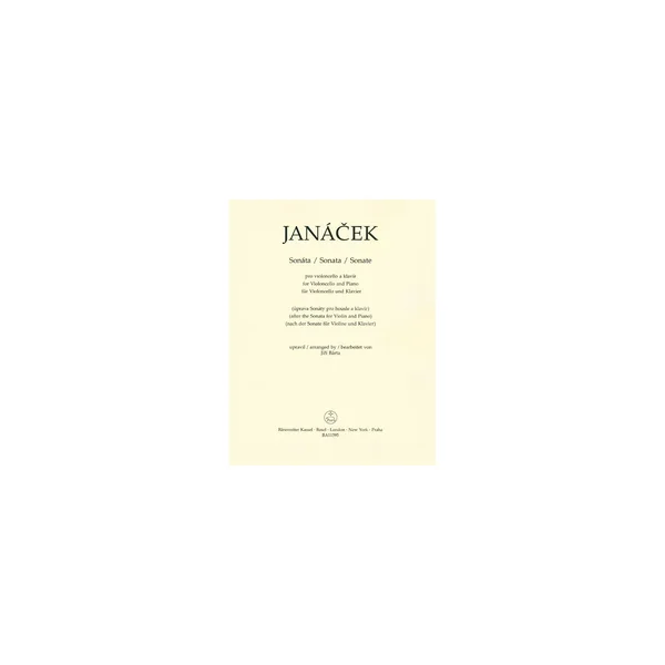 Bärenreiter Janácek Sonate for Violoncello