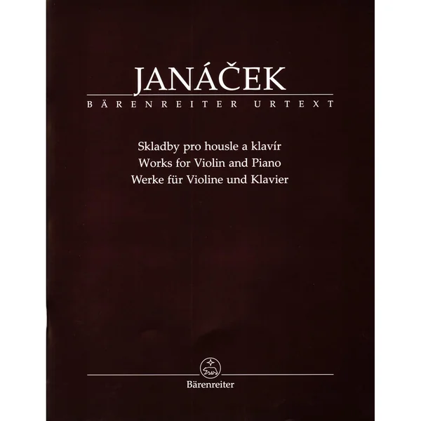 Bärenreiter Janácek Werke for Violin