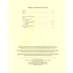 Bärenreiter Janácek Werke for Violin