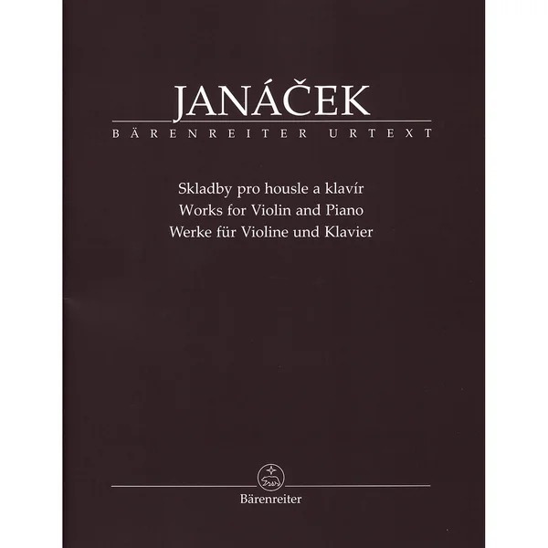 Bärenreiter Janácek Werke for Violin