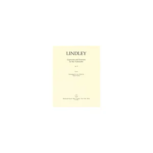 Bärenreiter Lindley Capriccios Cello op.15