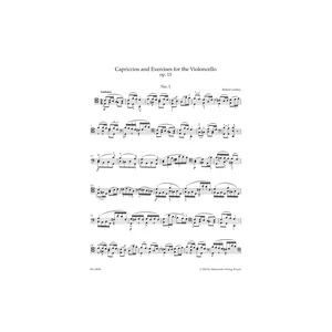 Bärenreiter Lindley Capriccios Cello op.15