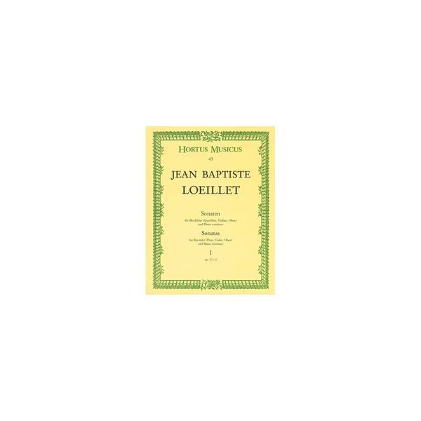 Bärenreiter Loeillet de Gant Sonaten op.1